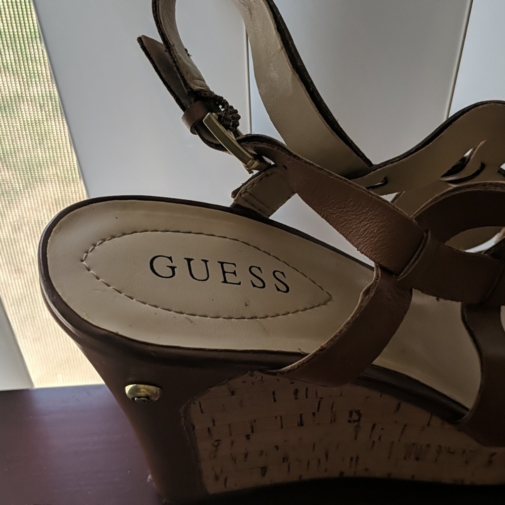 Guess platform heels